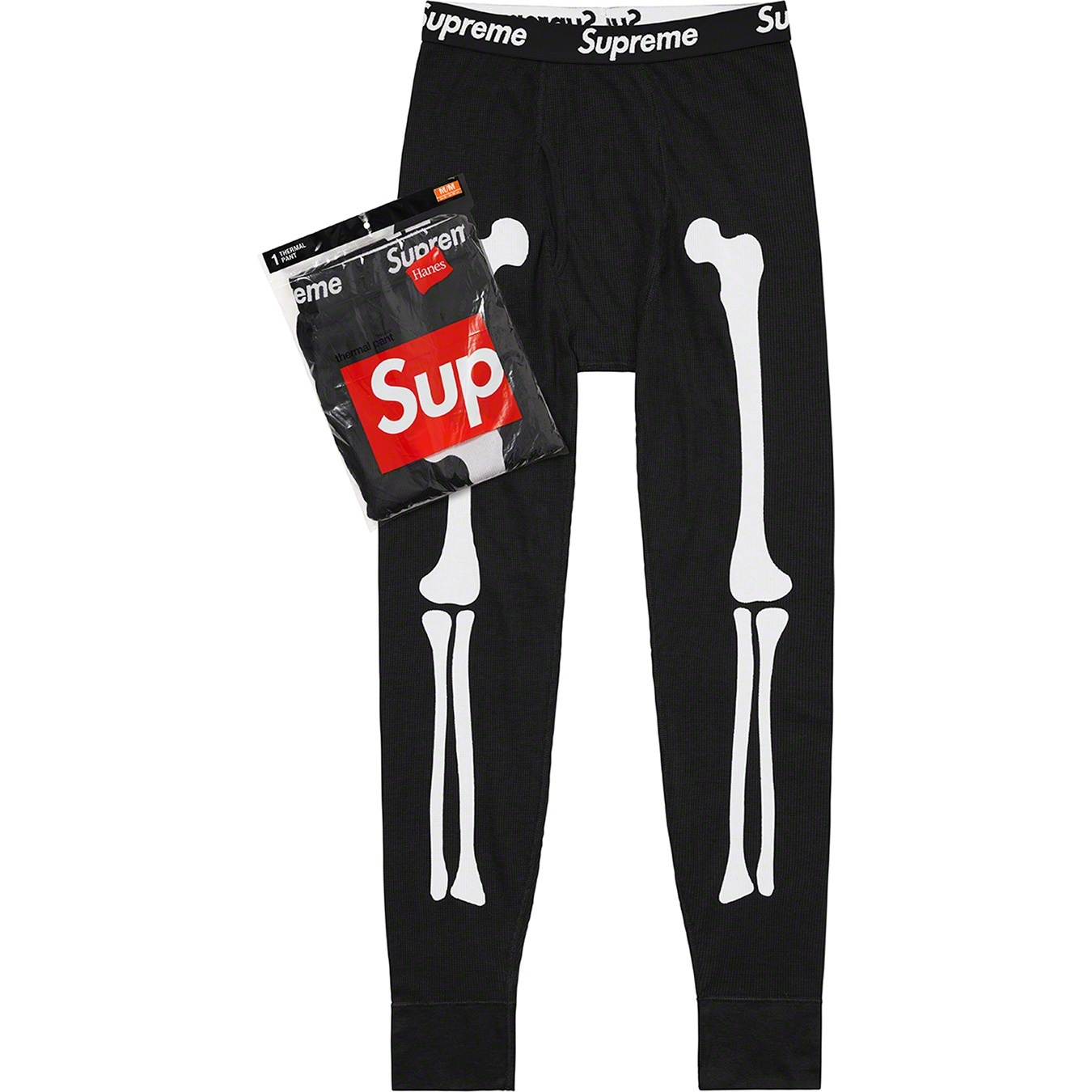 Supreme®/Hanes® Bones Thermal Pant (1 Pack) view 3
